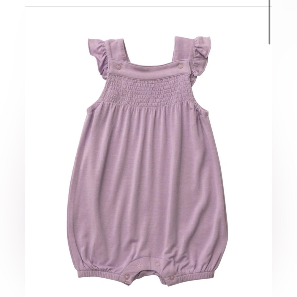 Angel Dear Lavender Baby Romper